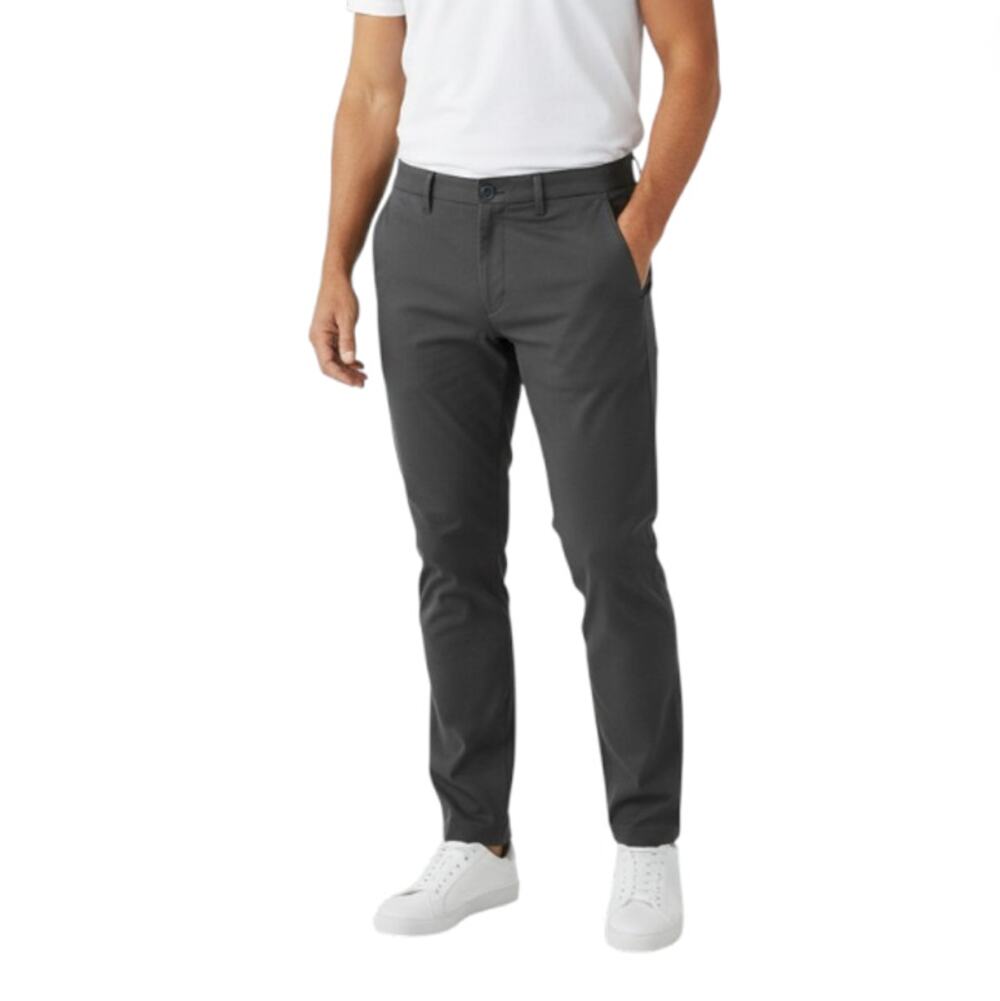 LULULEMON Commission Pant Slim Warpstreme Men 34 Gray Office Versatile All Day